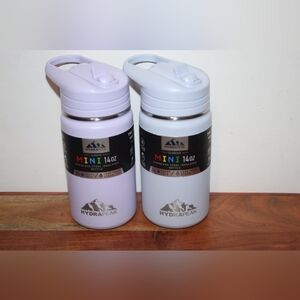 Hydrapeak Mini 14oz Water Bottles - Purple and Light Blue
